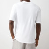 White Relaxed Fit Polyester Crew Neck T-Shirt Manufacturer