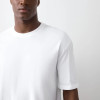 White Relaxed Fit Polyester Crew Neck T-Shirt Manufacturer