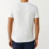 White Slim Fit Polyester V-Neck T-Shirt Manufacturer