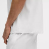 White Striped Mesh Crew Neck T-Shirt Manufacturer
