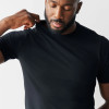 Black Fitted Polyester Crew Neck T-Shirt Manufacturer