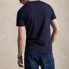 Navy Slim Fit Polyester Knit Crew Neck T-Shirt Manufacturer