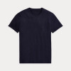 Navy Slim Fit Polyester Knit Crew Neck T-Shirt Manufacturer