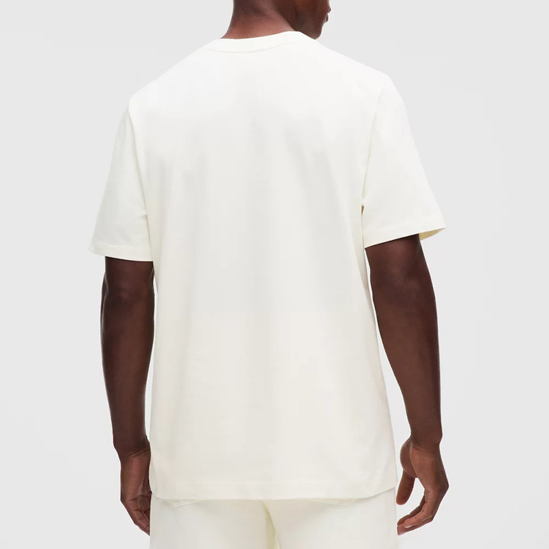 Back view of classic crew neck T-shirt