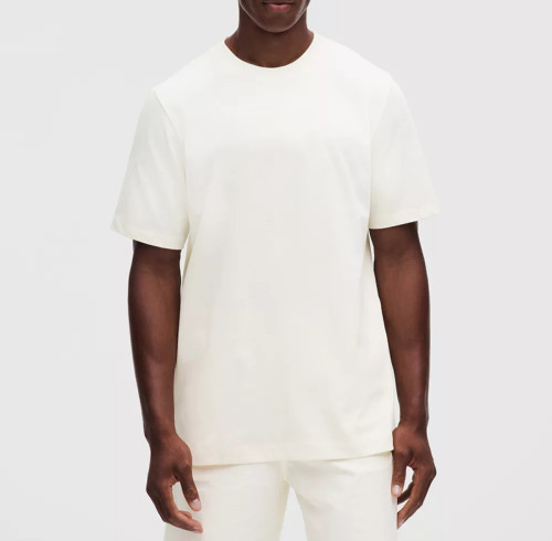 Custom Men's Heavyweight Classic Crew Neck T-Shirt | Short Sleeve Polyester Tee for Streetwear & Casual Wear | OEM Manufacturer