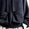 Custom Men's Brushed Inside Relaxed Fit Hoodie | Polyester Chest Pocket Sweatshirt for Streetwear & Loungewear | OEM Manufacturer