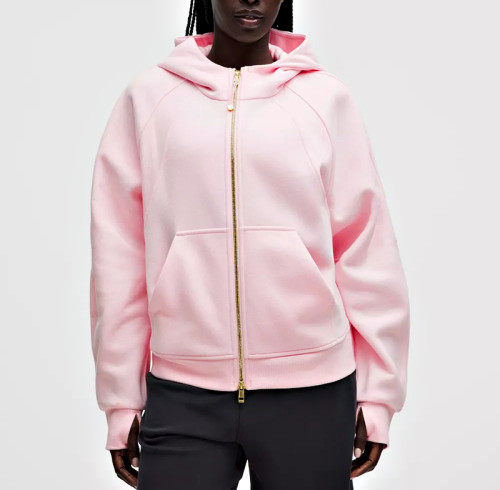 Custom Men's Wide-Cut Full-Zip Hooded Jacket | Polyester Oversized Zip-Up Outerwear with Kangaroo Pocket | Streetwear & Casual Wear OEM Manufacturer