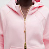 Custom Men's Wide-Cut Full-Zip Hooded Jacket | Polyester Oversized Zip-Up Outerwear with Kangaroo Pocket | Streetwear & Casual Wear OEM Manufacturer