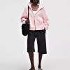 Custom Men's Wide-Cut Full-Zip Hooded Jacket | Polyester Oversized Zip-Up Outerwear with Kangaroo Pocket | Streetwear & Casual Wear OEM Manufacturer