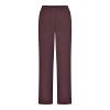 Burgundy Button-Front Pajama Set Manufacturer | Long-Sleeve Piped Trim