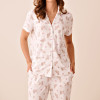Bengal Cat Print Short-Sleeve Pajama Set | OEM Supplier