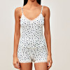 Blue Floral Lace-Trim Cami Shorts Set | Sleepwear Sourcing