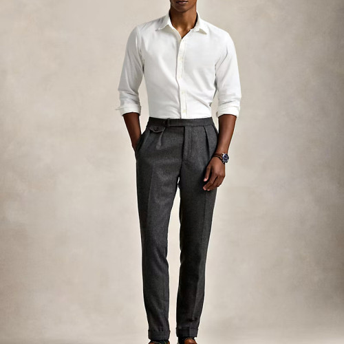 Garment-Dyed Slim Fit Oxford Shirt | Wholesale Supplier