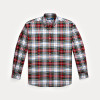 Custom Men's Plaid Oversized Shirt | Polyester Long-Sleeve Button-Down Collar Casual Shirt for Streetwear & Casual Wear | OEM Manufacturer