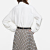 Women's Two-Piece Button Shirt | Polyester Double Collar Layered Cuffs | OEM Manufacturer