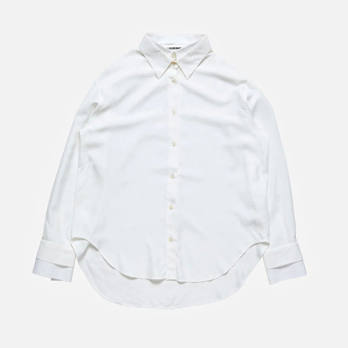 Women's Two-Piece Button Shirt | Polyester Double Collar Layered Cuffs | OEM Manufacturer