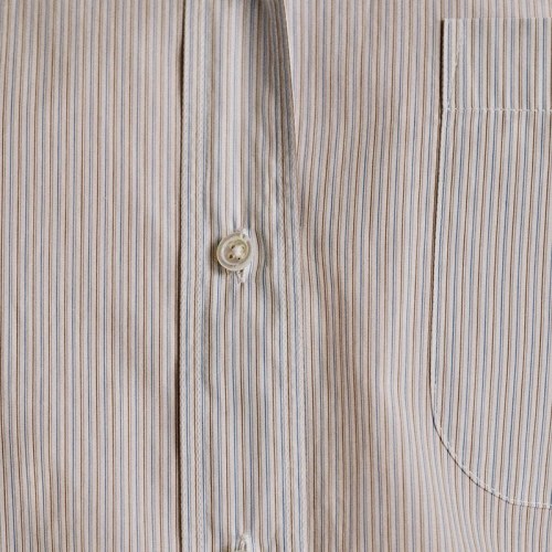 Women's Fine Stripe Long Sleeve Pocket Shirt Supplier
