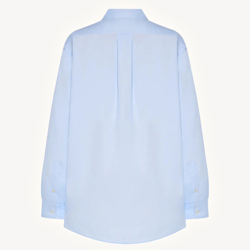 Women's Textured Long Sleeve Pocket Shirt Supplier