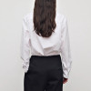 Women's White Button-Front Pocket Shirt | Bulk Shirt Supplier