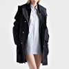 Women's Fine Stripe Half-Zip Pocket Shirt for Wholesale Orders