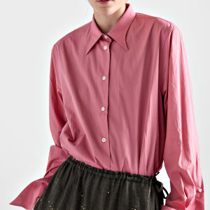 Women's Classic Long Sleeve Shirt | Polyester Casual Button-Down Shirt | OEM Manufacturer