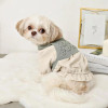 Dog Knit Camisole Tank Top | Cute 3D Knit Pattern Ruffle Hem Pet Tank Top | OEM Manufacturer