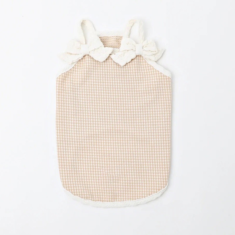 Custom branded dog bow camisole example