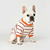 Dog Striped Pocket T-Shirt | Soft Jersey Pet Tee for Casual Everyday Wear | Custom Pet Apparel Supplier