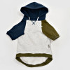 Dog Color-Block Hooded T-Shirt | Casual Pullover Pet Tee with Hood | Dog Apparel Manufacturer