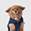 Dog Fringe Denim Vest | Western-Style Pet Vest with Suede Fringe | Wholesale Pet Clothing Supplier