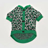 Leopard Print Knit Cardigan | Soft Open-Front Dog Cardigan with Buttons | Petwear OEM Factory