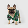 Leopard Print Knit Cardigan | Soft Open-Front Dog Cardigan with Buttons | Petwear OEM Factory