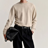 Regular Fit Crew Neck Sweatshirt | Soft Fleece Pullover with Ribbed Trim for Casual Daily Wear | Wholesale Sweatshirt Manufacturer