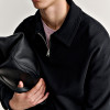Half Zip Polo Sweatshirt | Soft Fleece Pullover with Knit Collar for Comfortable Everyday Wear | Private Label Sweatshirt Factory