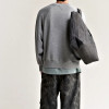 Relaxed Fit Crew Neck Sweatshirt | Soft Fleece Pullover with V-Stitch Collar Detail | OEM Sweatshirt Manufacturer
