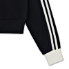 Women's Cropped Color-Block Ribbed Sweatshirt | Relaxed Cropped Pullover with Contrast Rib Trim | Cropped Sweatshirt Manufacturer