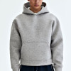 Relaxed Double-Layer Hood Pullover | Drop-Shoulder Kangaroo-Pocket Hoodie with Wide Rib Trim | Wholesale Hoodie Supplier