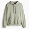 Relaxed Drawstring Hoodie Knit-Lined Hood Dropped Shoulder Kangaroo Pocket Ribbed Cuff Hem Pullover Private Label Hoodie Factory