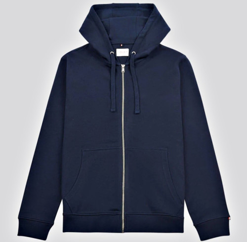 Full-Zip Fleece Hoodie with Raglan Sleeves, Adjustable Drawcord Hood and Split Kangaroo Pocket Zip Hoodie Supplier
