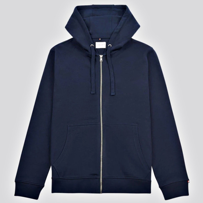 Full-Zip Fleece Hoodie with Raglan Sleeves, Adjustable Drawcord Hood and Split Kangaroo Pocket Zip Hoodie Supplier