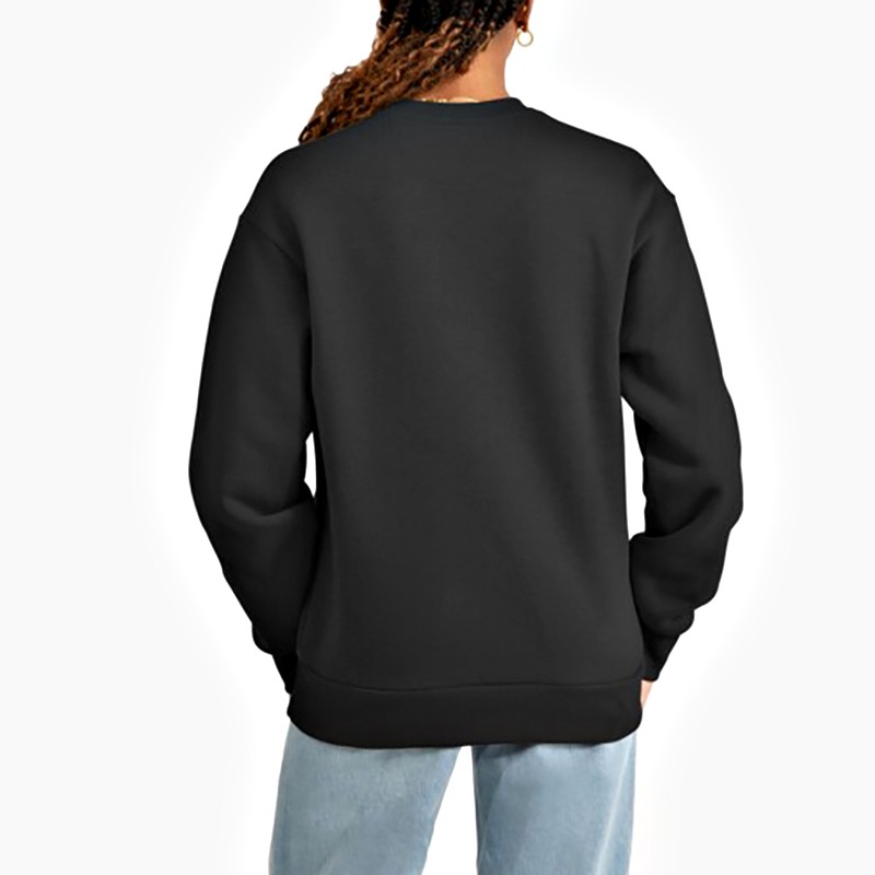 Close-up of the refined relaxed-fit construction and clean seam finishing