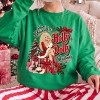 Have A Holly Dolly Christmas Sweatshirt with Vibrant DTF Print Custom Retro Christmas Crewneck Manufacturer