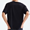 Men's Relaxed Printed T-Shirt with Straight Hem Custom Printed Tee Supplier