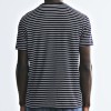Men's Slim Fit T-Shirt with Ribbed Crewneck Custom Fitted Tee Maker