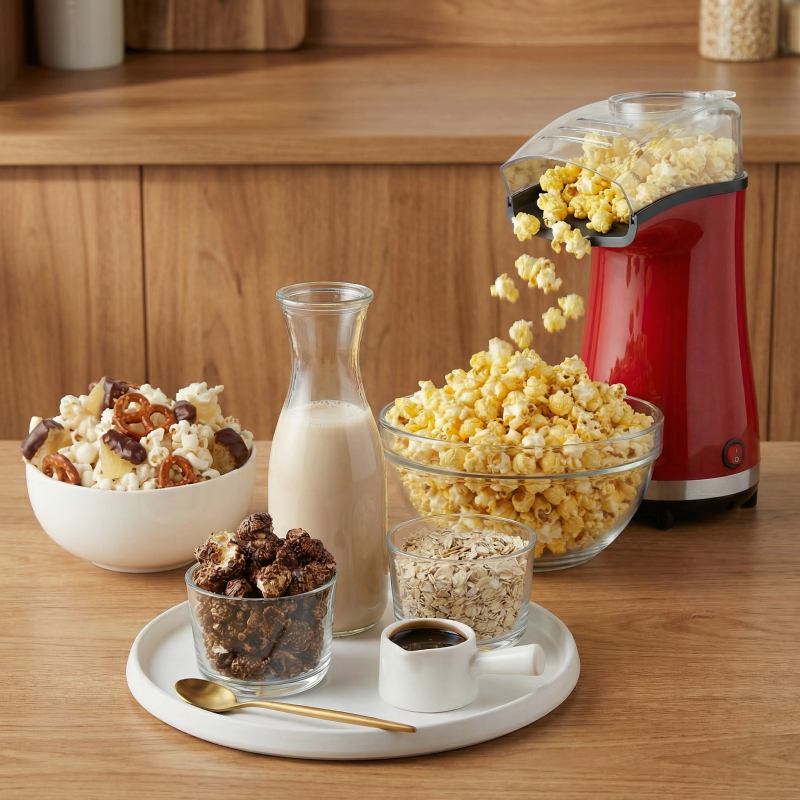Commercial popcorn machine for restaurant