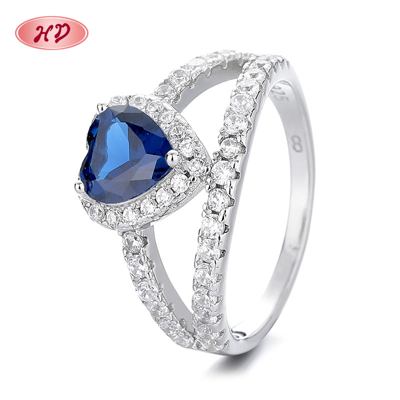 Heart zircon earrings gift for women