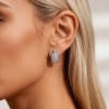 Hawksbill Turtle Pavé Earrings | 925 Silver | CZ / Moissanite | Tailored | Hengdian Silver