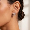 Hawksbill Turtle Line Earrings | 925 Silver | CZ / Moissanite | Custom-Made | Hengdian Silver