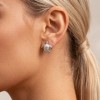 Emperor Penguin Line Earrings | for Bridesmaid Sets | 925 Silver | CZ / Moissanite | Hengdian Silver