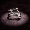 Baiji Dolphin Line Rings | 925 Sterling Silver | CZ / Moissanite | Bespoke | Hengdian Silver